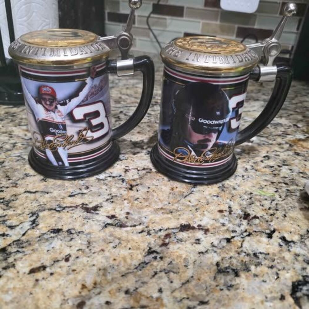 Dale Earnhardt collector mugs